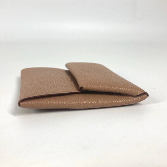 HERMES Bicolor Bastia Verso Wallet Coin Compartment Square coin purse Unused - Picture 4 of 16